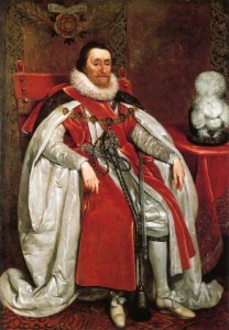 James I of England, by Daniel Mytens
